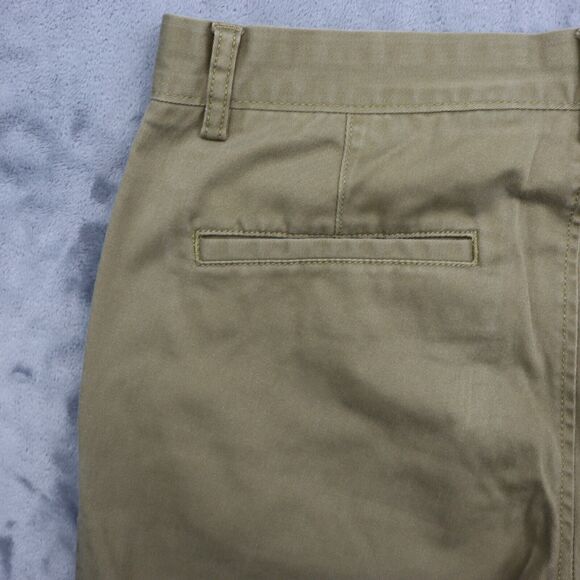 Haggar Pants Mens 30 Beige Khakis Straight Slim Fit Stretch Slash Pocket Button - Picture 16 of 16